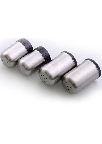 Küçük 1 Delik 1 Pc Paslanmaz Çelik Manyetik Baharat Pot Tuzluk Tuz Biber Baharat Cruet Çeşni Kutusu Pişirme Şişe Mutfak Aracı Jo 1078 (Yurt Dışından)