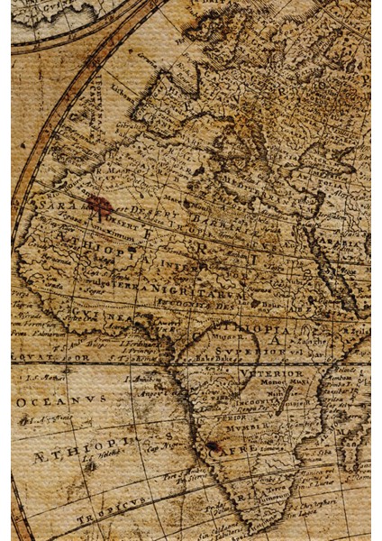 Duvar Örtüsü Eski Wintage Dünya Haritası li Kanvas Duvar Halısı - 4058 modelleri