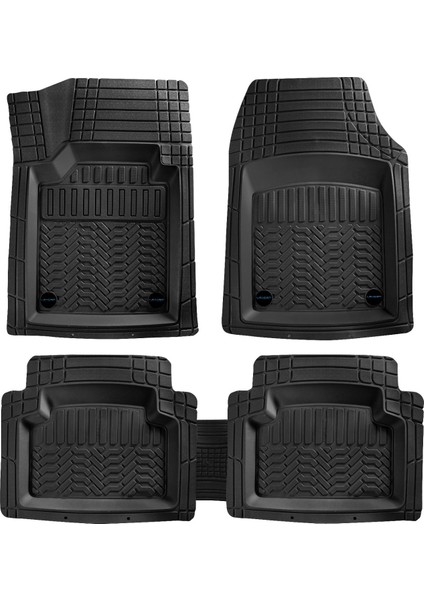 Fresh Start Dacia Duster Uyumlu 4d Havuzlu Paspas Premium Model Siyah