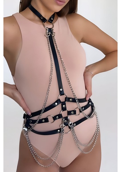 Mlvx Deri Giyim Ürünleri Harness - 10 Blsm