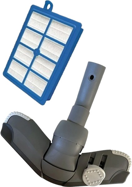 Philips Fc 8766 Powerpro Süpürge Triactive Emici Yer Başlığı + Hepa Filtresi 2'li