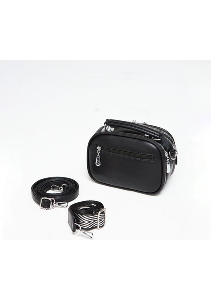 Kadın Fermuarlı Ayarlanabilir Omuz Çanta (Omuz Askısı×2) (Yurt Dışından) indirimleri