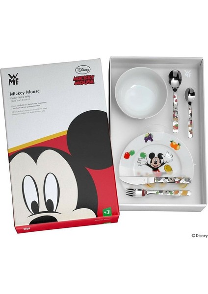 Çocuk Yemek Seti 6'lı Mickey Mouse fiyatları