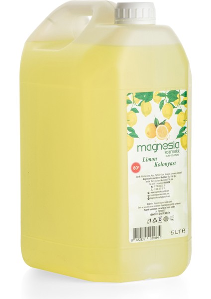 Özel Seri 80C Limon Kolonyası 5lt.