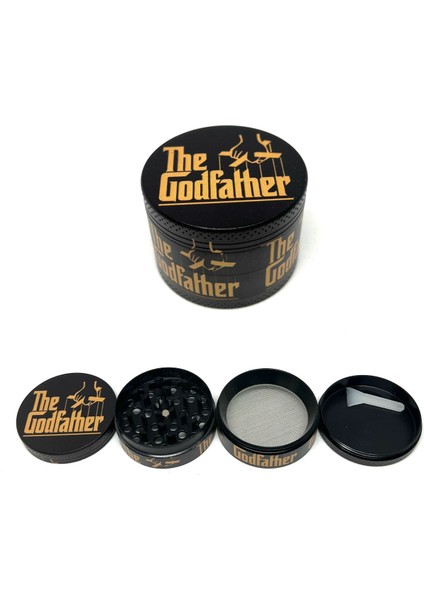 The Godfather 2 Parça Pipe+Grinder Smoking Set