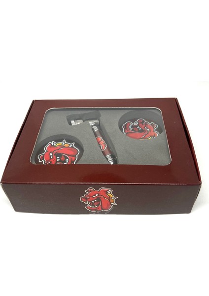 The Bulldogg Amsterdam 2 Parça Pipe+Grinder Smoking Set