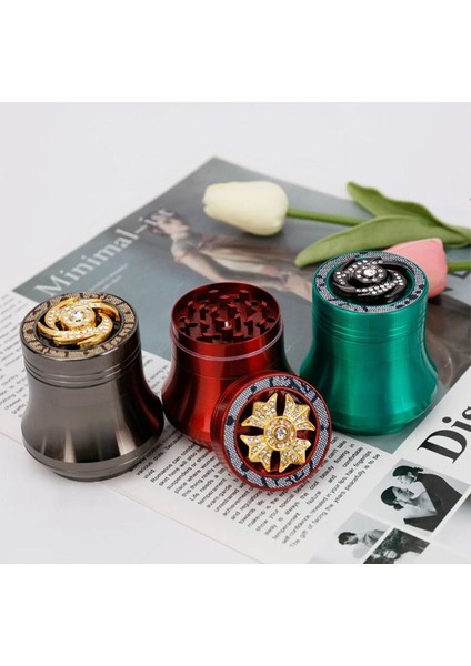 63MM Metal 4 Katlı Tütün Öğütücü Grinder