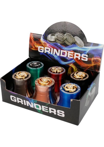 63MM Metal 4 Katlı Tütün Öğütücü Grinder fiyatları