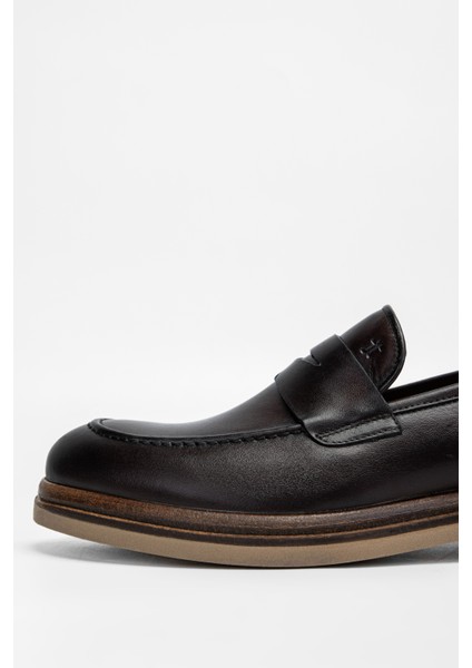 Erkek Hakiki Deri Loafer Ayakkabı 537 3258 Erk Ayk SK23/24