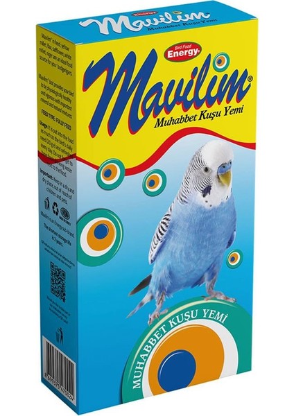 Mavilim Muhabbet Kuşu Yemi 300G