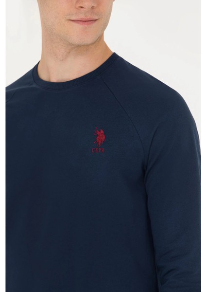 Erkek Bisiklet Yaka Sweatshirt