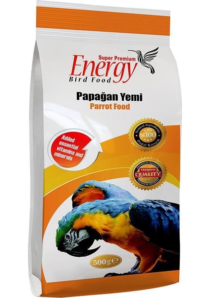 Super Premıum Energy Papağan Yemi 500G