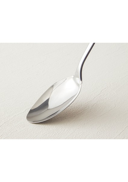 Woody Spoon Çelik Servis Kaşığı Servis Gereci Kahve