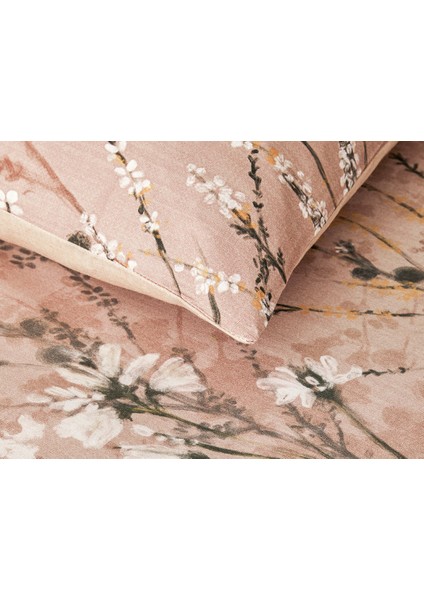 Sweet Spring Dijital Baskılı Soft Cotton Tek Kişilik Nevresim Takımı Gül Kurusu indirimleri