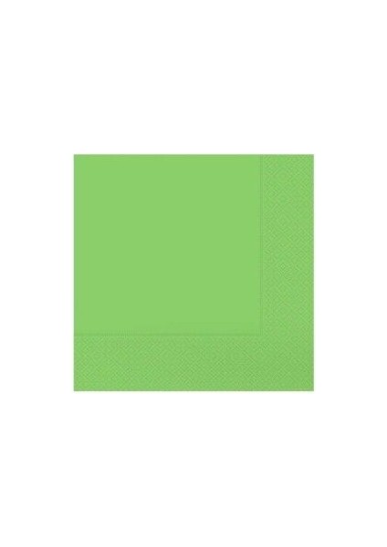 Düz Desenli Yeşil Peçete 33*33