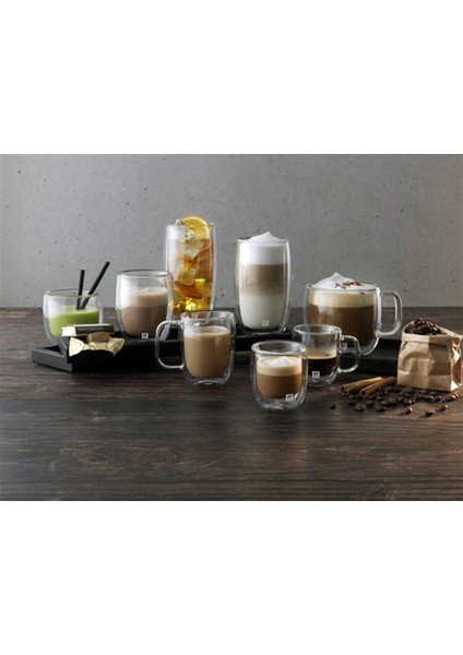 Sorrento Plus Çift Cidarlı Latte Bardağı 2'li 450 ml fiyatları