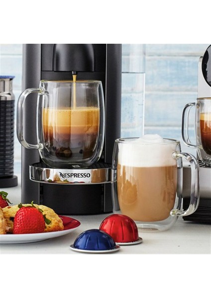 Sorrento Plus Çift Cidarlı Latte Bardağı 2'li 450 ml modelleri