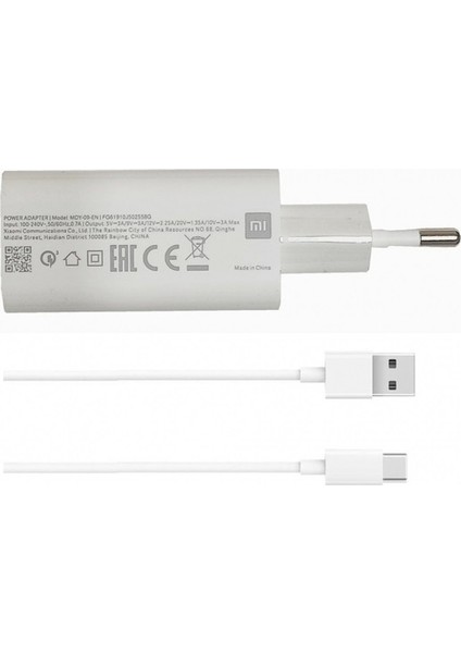 Senalstore Xiaomi Mdy-09-En Note 10 / 10 Pro 30W Type C Şarj Cihazı Aleti