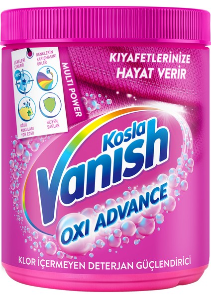 Vanish Multipower Leke Çıkarıcı ve Çamaşır Deterjanı Güçlendirici Toz 400 gr Renkliler Için