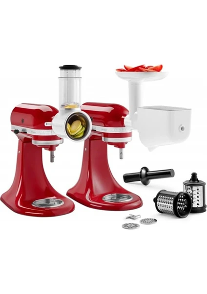 Kitchenaid Meyve Sebze Doğrama Aksesuarı Seti-5KSM2FPPC