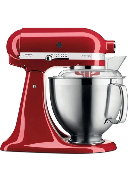 Kitchenaid Artisan 4,8 L Stand Mikser 5KSM185PS Empire Red-EER