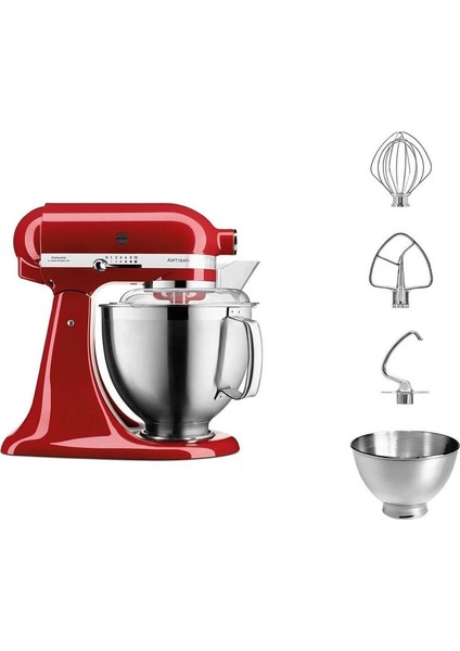 Kitchenaid Artisan 4,8 L Stand Mikser 5KSM185PS Empire Red-EER