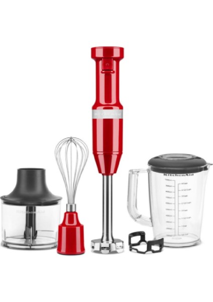 Kitchenaid Aksesuarlı El Blenderi 5KHBV83EER - Empire Red