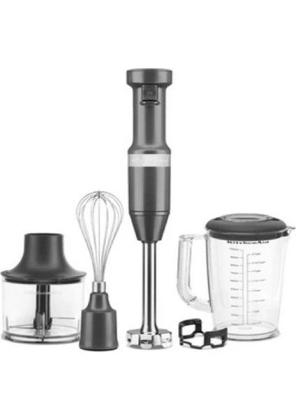 Kitchenaid Aksesuarlı El Blenderi 5KHBV83EDG - Charcoal Grey