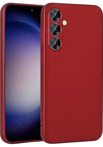 Samsung Galaxy S23 Fe Kılıf Yumuşak Dokulu Soft Esnek Ince Mat Renkli Lüks Premier Silikon Kapak