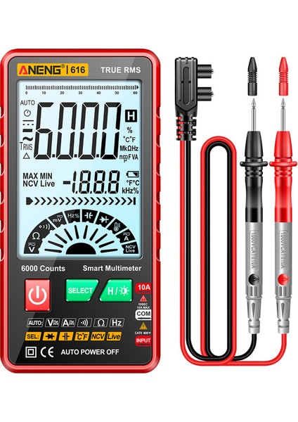 Aneng 616 Akıllı Dijital Multimetre Otomatik Menzil (Yurt Dışından) fiyatları