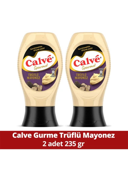 Gurme Mayonez Serisi Trüflü Mayonez 235g x2 Adet