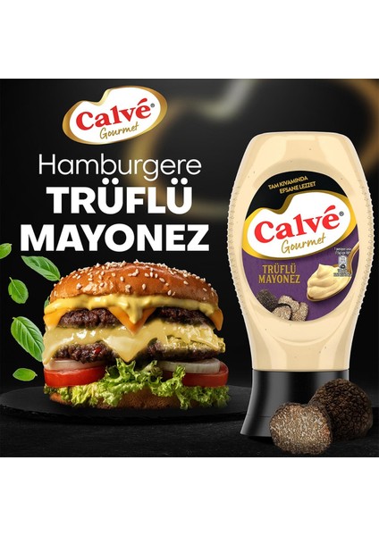 Gurme Mayonez Serisi Trüflü Mayonez 235g x2 Adet