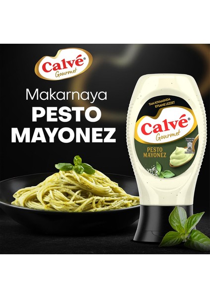 Gurme Mayonezler 2li Set Trüflü Mayonez 235g x1 Adet+ Pesto Mayonez 235g x1 Adet