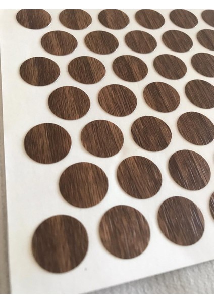 100 Adet Ceviz Vida Kapatıcı Ahşap Desen Yapışkanlı Vida Tapası Tıpası Kapağı Vida Gizleyici fiyatları