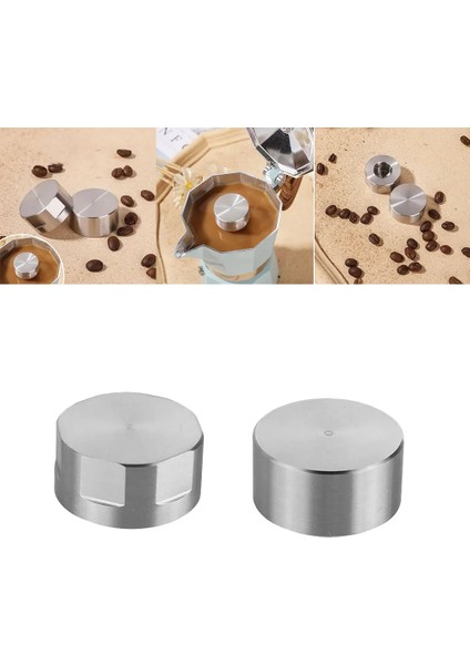 Yuvarlak Mocha Cezve Anti-Flap Kapak Paslanmaz Çelik Mocha Pot Özel Sprey Kapağı Alüminyum Sıçrama Vanası ile Moka Pot Aksesuarları (Yurt Dışından)