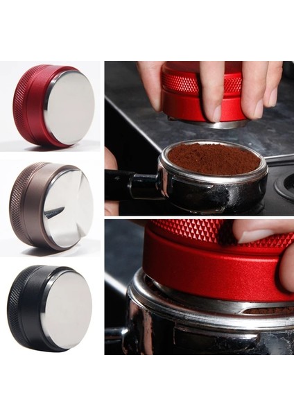 Mat 49MM 49/51/53/58MM Kahve Sabotaj Kahve Dağıtıcı Tabanı Şeffaf Gövde Barista Espresso Presi Kahve Tozu Çekiç 304 Paslanmaz Çelik (Yurt Dışından)