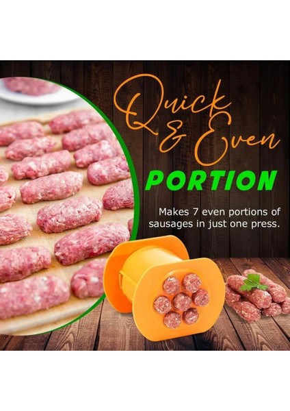 Orange Cevapcici Basın Makinesi Hot Dog Et Sosis Makinesi Mutfak Cevapi Kolay Pişirme Mutfak Aletleri El Kumandalı Sığır Kıyma Aletleri (Yurt Dışından) modelleri