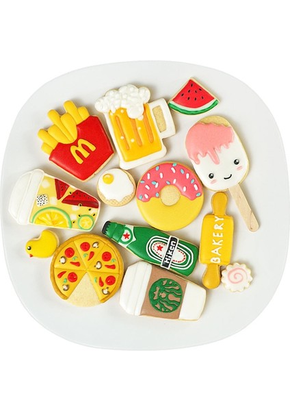 Dondurma 1 Adet Pastane Reposteria Şarap Şişesi Ekmek Kızartması Bardak Metal Kurabiye Kesici Fondan Kek Dekor Bisküvi Mantı Kalıp (Yurt Dışından) fiyatları