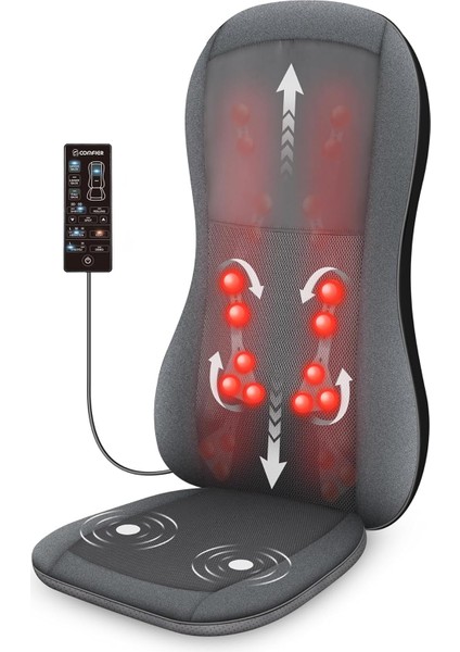 Isı ile Daha Rahat Masaj 2d/3d Koltuk Masajı Shiatsu 10 Knot Masaj