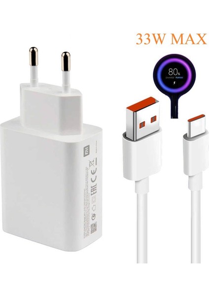 Senalstore Xiaomi Mi 8 Turbo Şarj Cihazı Aleti 33W