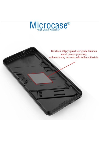 Xiaomi Mi 12 Pro Matrix Serisi Armor Standlı Perfect Koruma Kılıf -SIYAH-AL3416 fırsatları