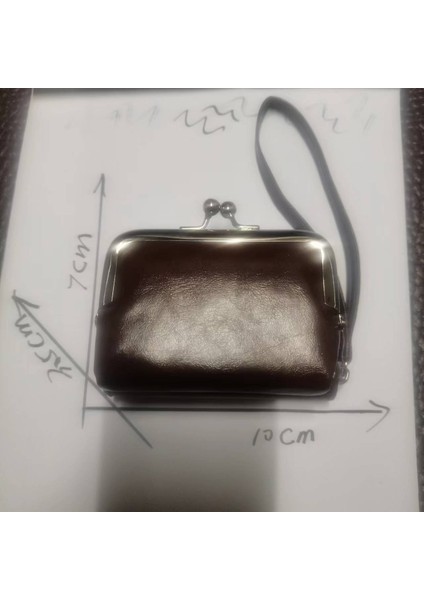 Ladies Buckle Coin Purse 4 Inch Zipper Clip Bag (Yurt Dışından)