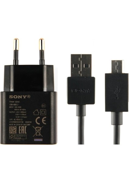 Sony Xperia Xa F3111 Şarj Aleti ve Data Kablosu UCH10 Micro USB