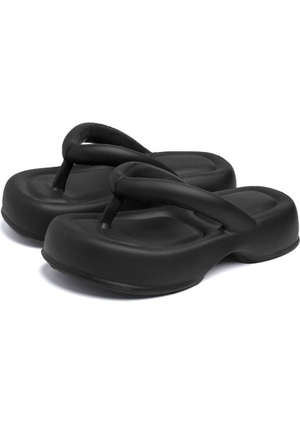 Kalın Tabanlı Terlik 4 cm (Yurt Dışından)