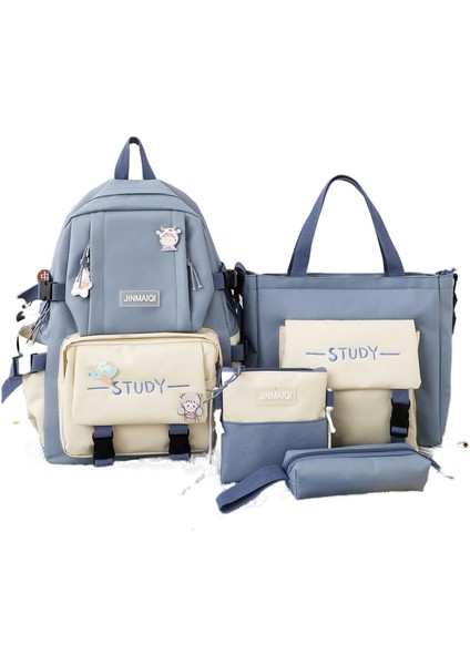 Büyük Kapasiteli Çok Parçalı Öğrenci Okul Çantası, Yakıt Ikmali Yapan Ördek Kolye Ucu (Yurt Dışından)