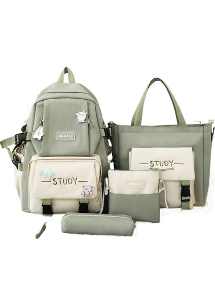 Büyük Kapasiteli Çok Parçalı Öğrenci Okul Çantası, Yakıt Ikmali Yapan Ördek Kolye Ucu (Yurt Dışından)