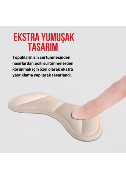 T30 Ayakkabı Topuk Vurma ve Daraltma Pedi 2 Çift fırsatları