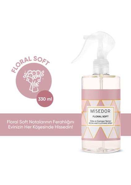 Floral Soft Oda Kokusu ve Çamaşır Parfümü 330 ml