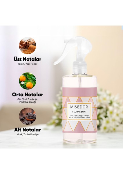 Floral Soft Oda Kokusu ve Çamaşır Parfümü 330 ml