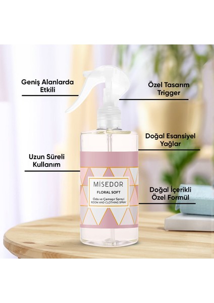 Floral Soft Oda Kokusu ve Çamaşır Parfümü 330 ml